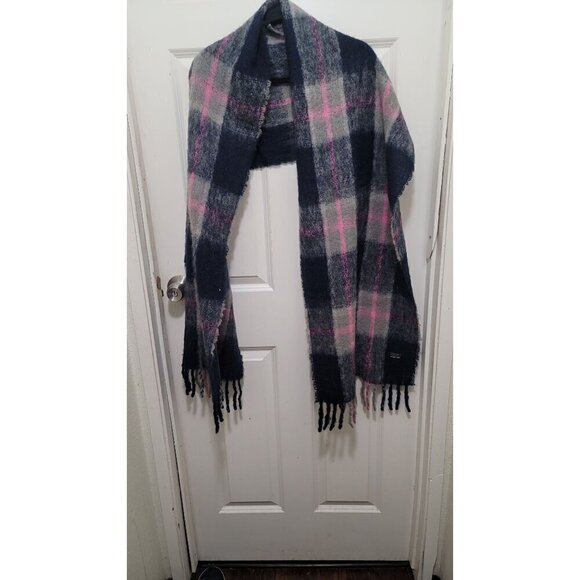 J. Crew Made In Italy Plaid Wool & Alpaca Scarf - Picture 1 of 6